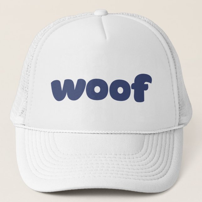 Gorra De Camionero Woof. (Anverso)