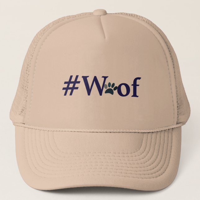 Gorra De Camionero #Woof - Nuf dijo (Anverso)