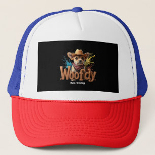 Gorra De Camionero Woofdy Funny Western Cowboy Dog en Texas