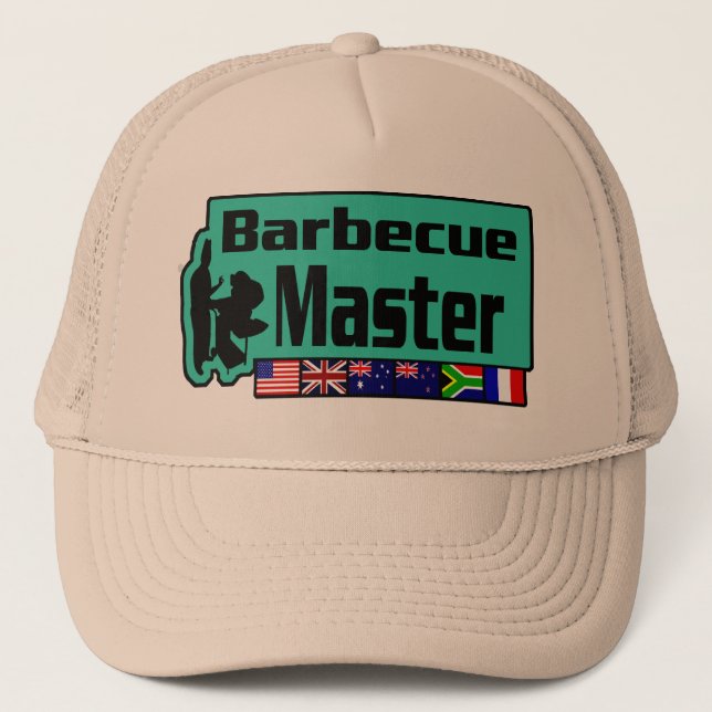 Gorra De Camionero World Barbecue Master (Anverso)