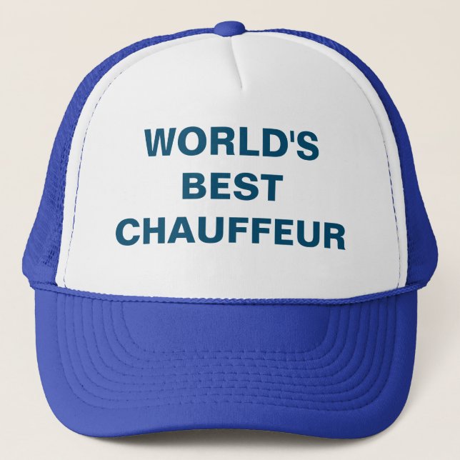 Gorra De Camionero World's best chauffeur (Anverso)