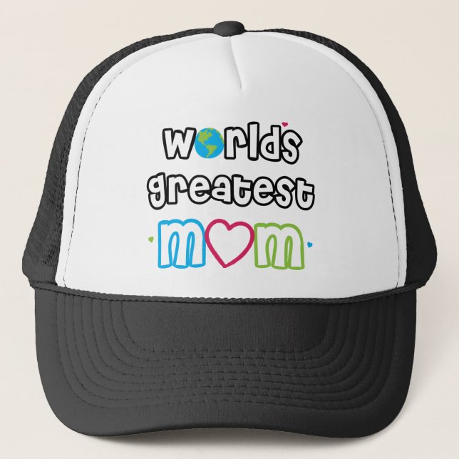 Gorra De Camionero WorldsGreatestMom (Anverso)