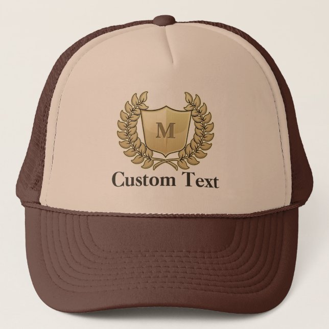 Gorra De Camionero Wreath con Escudo (Anverso)