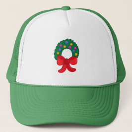 Gorra De Camionero Wreath navidades