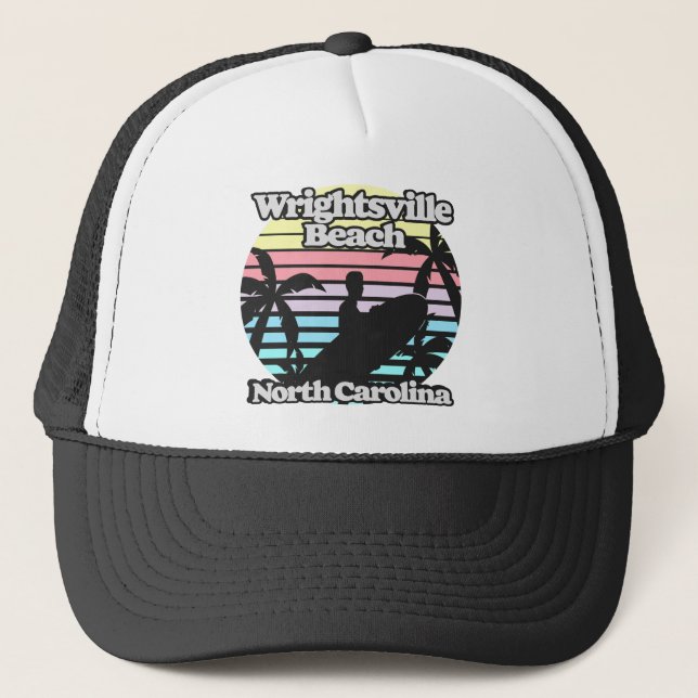 Gorra De Camionero Wrightsville Beach Carolina del Norte (Anverso)