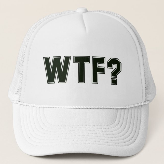 GORRA DE CAMIONERO ¿WTF? (Anverso)