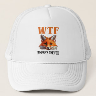 Gorra De Camionero WTF - ¿Dónde está el Zorro?