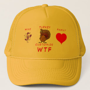 Gorra De Camionero WTF Wine Turkey Family Thunder_Cove