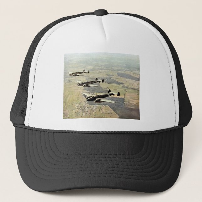 Gorra De Camionero WWII tres Messerschmitt ME-110 (Anverso)