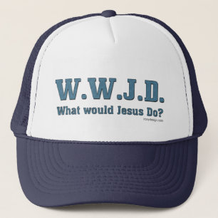 Gorra De Camionero ¿WWJD? ¿Qué Jesús haría?