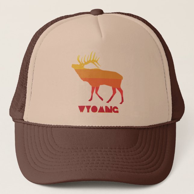 Gorra De Camionero Wyoming Elk (Anverso)