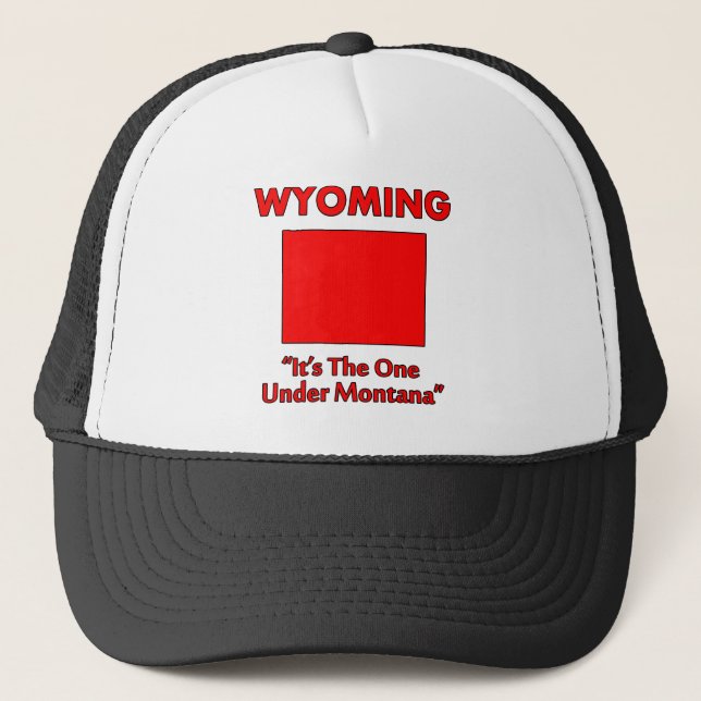 Gorra De Camionero Wyoming - Es la de Montana (Anverso)
