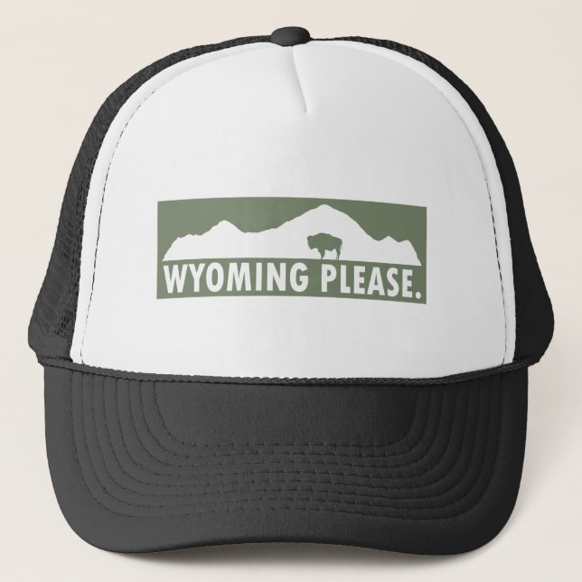 Gorra De Camionero Wyoming Please (Anverso)