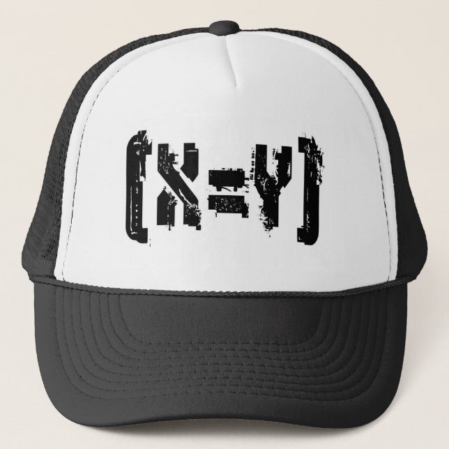 Gorra De Camionero X=Y_BlockLogo (Anverso)