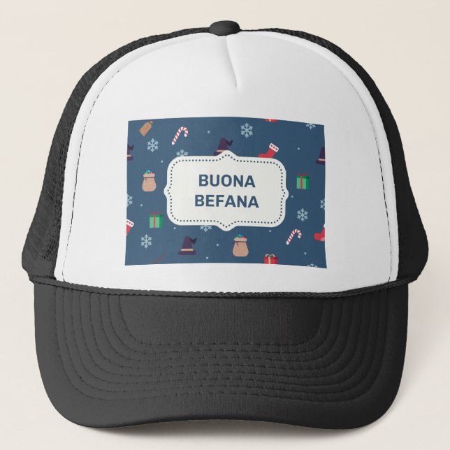 Gorra De Camionero xmas buona Befana (Anverso)