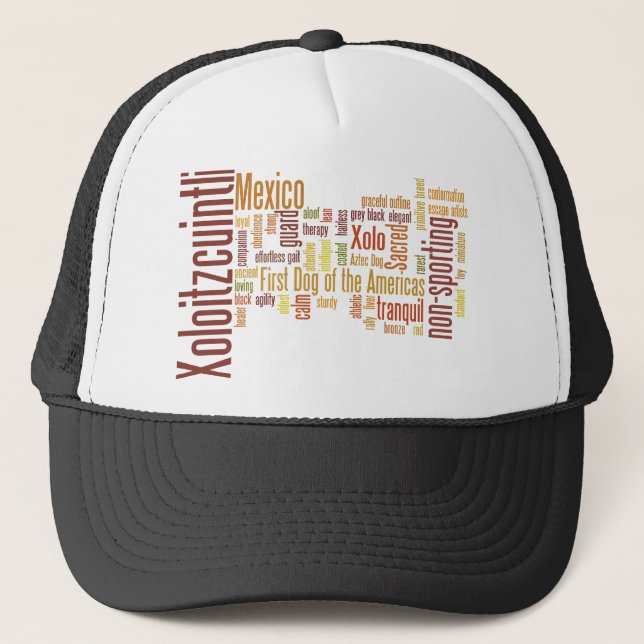 Gorra De Camionero Xoloitzcuintli (Anverso)