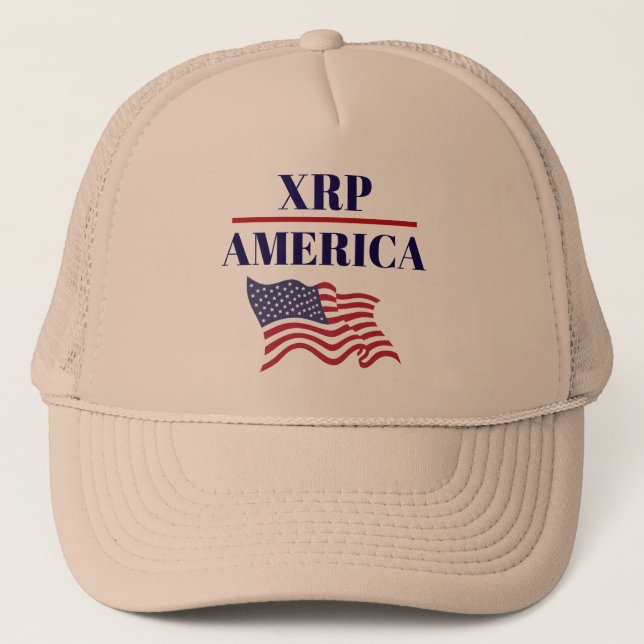 Gorra de camionero XRP América (Anverso)