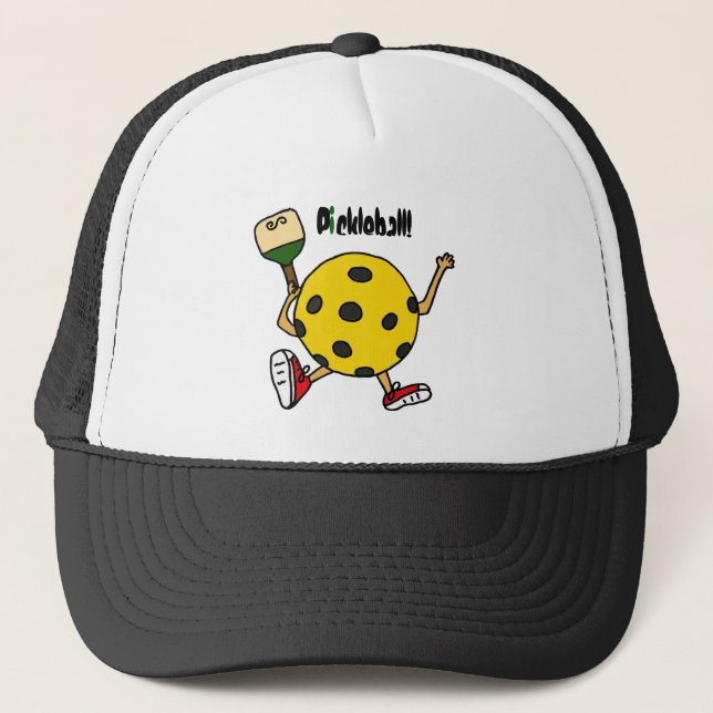Gorra De Camionero XX carácter divertido de Pickleball (Anverso)