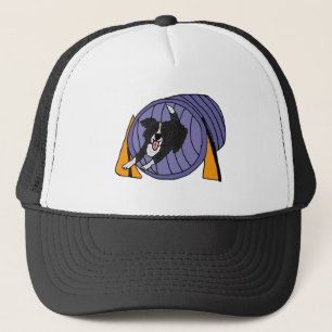 Gorra De Camionero XX dibujo animado del túnel de la agilidad del