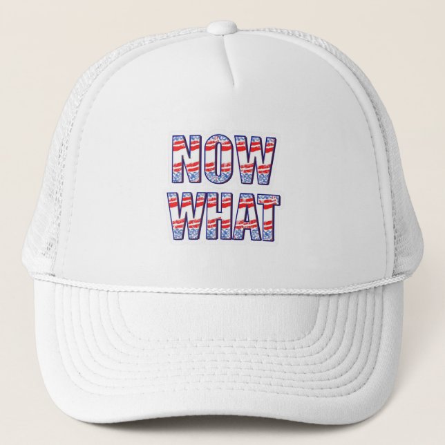 Gorra De Camionero ¿Y ahora qué (Anverso)