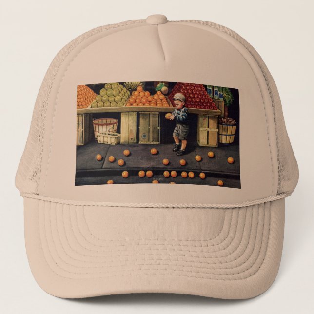 Gorra De Camionero y naranjas (Anverso)