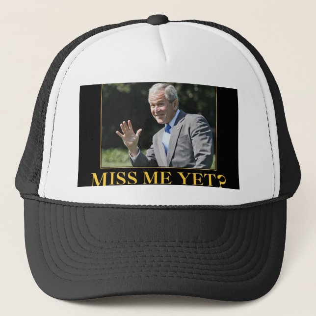 Gorra De Camionero ¿Ya Me Extraño? George W. Bush (Anverso)