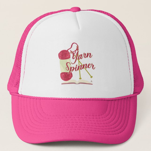 Gorra De Camionero Yarn Spinner Storyteller Epic Writer Personalizado (Anverso)