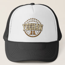 Yeehaw Cowboy Boots Stars Hat