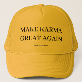 Gorra De Camionero Yellow karma hat