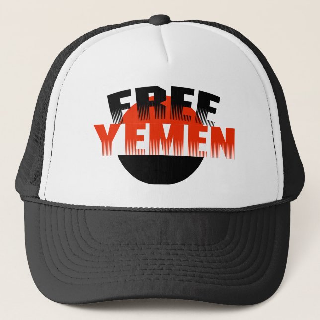 Gorra De Camionero Yemen libre (Anverso)