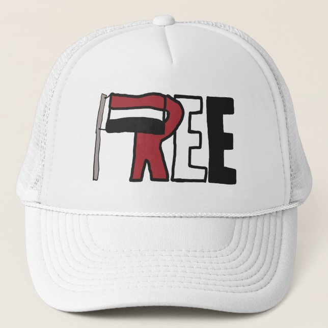 Gorra De Camionero Yemen libre (Anverso)