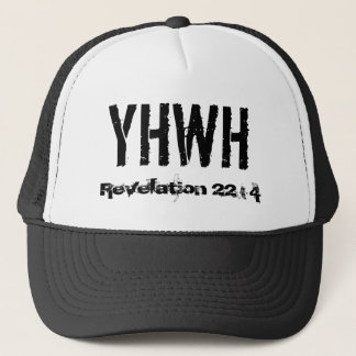 Gorra De Camionero YHWH, revelación 22: 4