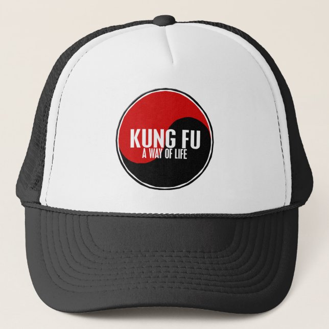 Gorra De Camionero Yin Yang Kung Fu 1 (Anverso)