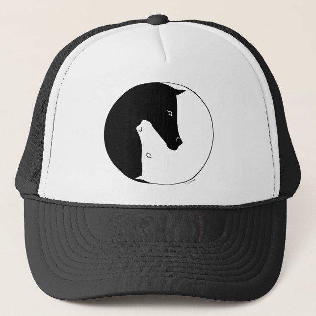 Gorra De Camionero Ying ecuestre Yang (Anverso)