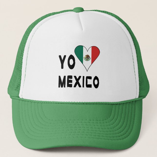 Gorra De Camionero Yo amo México (Anverso)