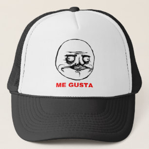 Gorra De Camionero Yo cara Meme de la rabia de Gusta