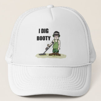 Gorra De Camionero Yo cavo a Booty Metalizado Detector