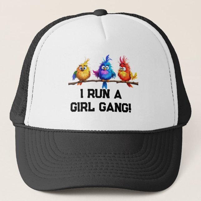 Gorra De Camionero Yo dirijo una banda de chicas (Anverso)