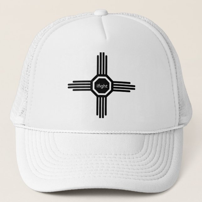 Gorra De Camionero yo lucha-negro (Anverso)