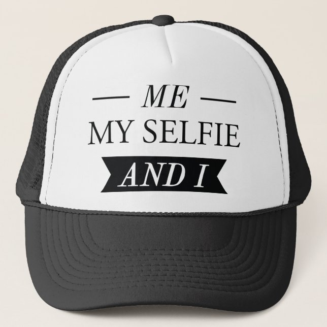 Gorra De Camionero Yo Mi Selfie Y Yo (Anverso)