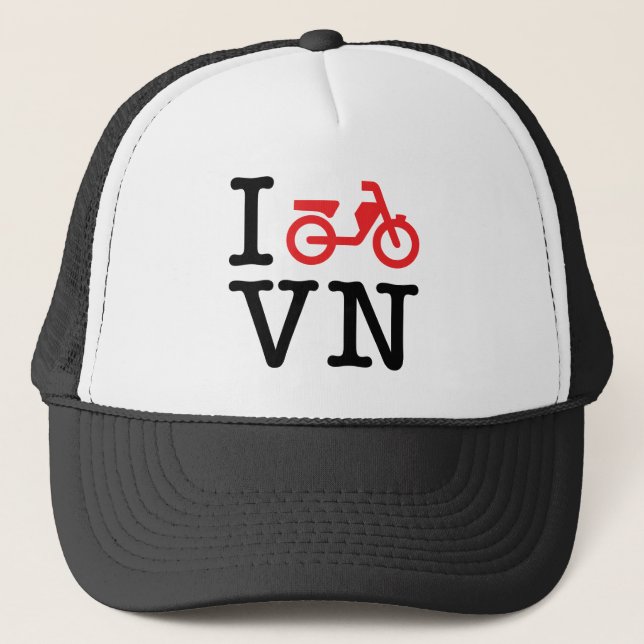Gorra De Camionero Yo moto Vietnam (Anverso)