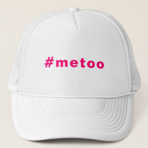 Gorra De Camionero yo también, metoo, letras de fucsia rosadas con or
