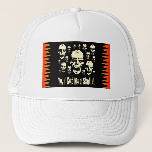 Gorra De Camionero Yo Tengo Calaveras Locas Gfx BG-01 (Anverso)