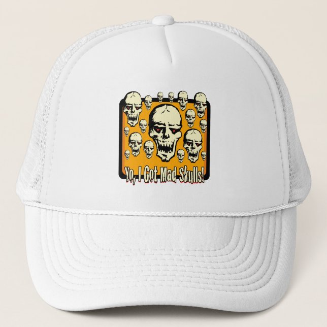 Gorra De Camionero Yo Tengo Calaveras Mad Fragmento De Marco Gfx (Anverso)