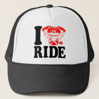 Gorra De Camionero Yo voy en motocicleta Motor Corazón #
