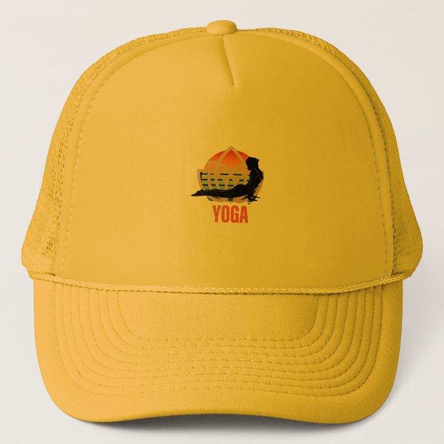 Gorra De Camionero Yoga: Abraza el flujo (Anverso)