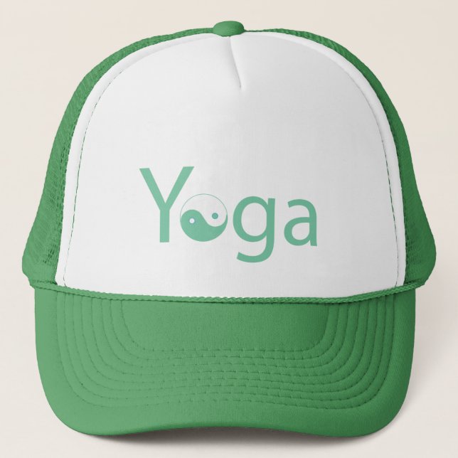 Gorra De Camionero Yoga con Yin Yang (Anverso)