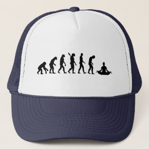Gorra De Camionero Yoga de la evolución