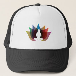 Gorra De Camionero Yoga Lotus Flower