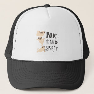 Gorra De Camionero Yoga Pugs